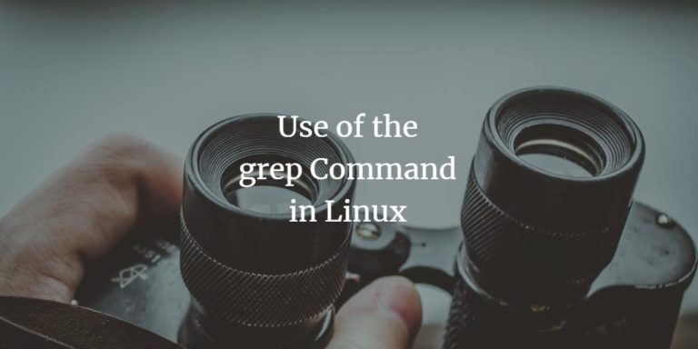 Use of the grep command in linux vitux