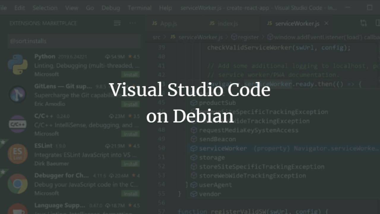 Install Visual Studio Code on Debian 11 - VITUX