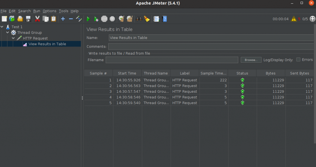 Website Load Testing with Apache JMeter on Ubuntu 20.04 – VITUX